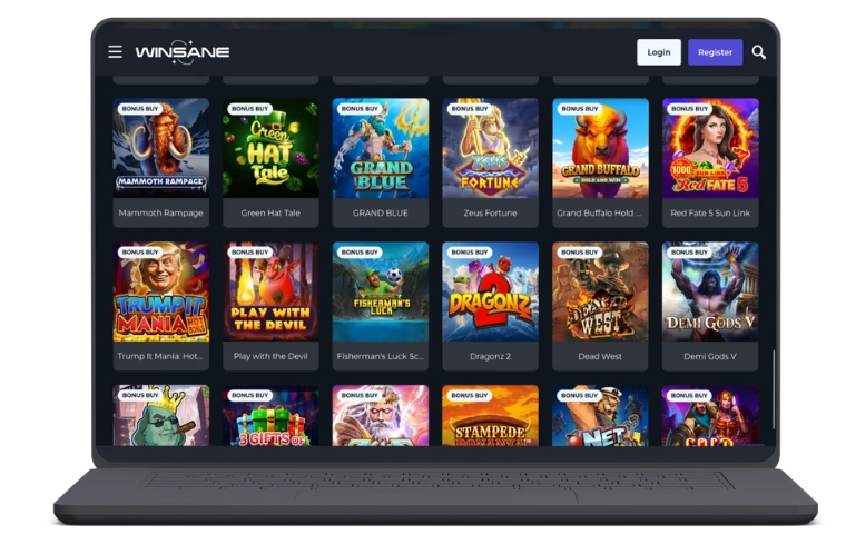 Winsane kasino spielautomaten